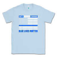 Dusty Blue blue lives matter for police officer Classic Tee - linhVisuals