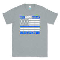Heather Grey blue lives matter for police officer Classic Tee - linhVisuals