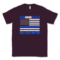 Plum blue lives matter for police officer Classic Tee - linhVisuals
