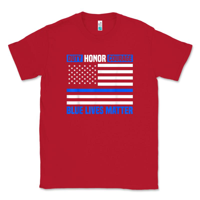 Blue Lives Matter For Police Officer Classic Tee by linhVisuals | Teevron