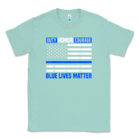 Seafoam blue lives matter for police officer Classic Tee - linhVisuals