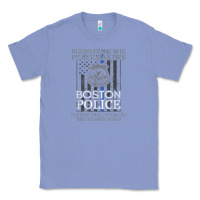 Colony Blue boston police shirt saint michael police officer prayer Classic Tee - linhVisuals