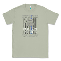 Matcha boston police shirt saint michael police officer prayer Classic Tee - linhVisuals