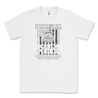 White boston police shirt saint michael police officer prayer Classic Tee - linhVisuals