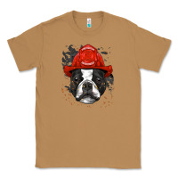Toasted Coconut boston terrier firefighter boston terrier dog lover premium Classic Tee - linhVisuals