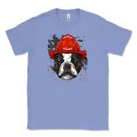 Colony Blue boston terrier firefighter boston terrier dog lover premium Classic Tee - linhVisuals