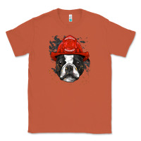 Copper boston terrier firefighter boston terrier dog lover premium Classic Tee - linhVisuals
