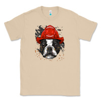 Mushroom boston terrier firefighter boston terrier dog lover premium Classic Tee - linhVisuals