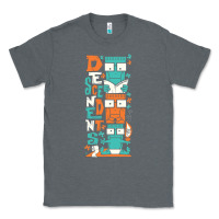 Charcoal Heather oke 15 Classic Tee - linhVisuals
