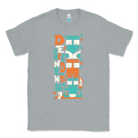 Heather Grey oke 15 Classic Tee - linhVisuals