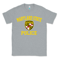 Heather Grey maryland state police Classic Tee - linhVisuals