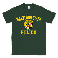 Sports Green maryland state police Classic Tee - linhVisuals