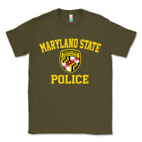 Army Green maryland state police Classic Tee - linhVisuals