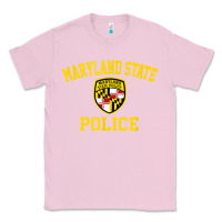 Bubblegum Pink maryland state police Classic Tee - linhVisuals