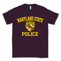 Plum maryland state police Classic Tee - linhVisuals