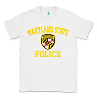 White maryland state police Classic Tee - linhVisuals