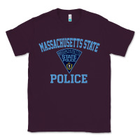 Plum massachusetts state police Classic Tee - linhVisuals