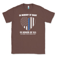 Chestnut national police week shirt in memory and honor us flag Classic Tee - linhVisuals