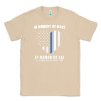 Mushroom national police week shirt in memory and honor us flag Classic Tee - linhVisuals