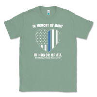 Sage national police week shirt in memory and honor us flag Classic Tee - linhVisuals