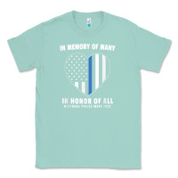 Seafoam national police week shirt in memory and honor us flag Classic Tee - linhVisuals