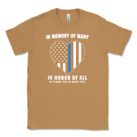Toasted Coconut national police week shirt in memory and honor us flag Classic Tee - linhVisuals