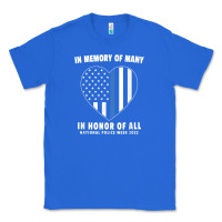 True Royal national police week shirt in memory and honor us flag Classic Tee - linhVisuals