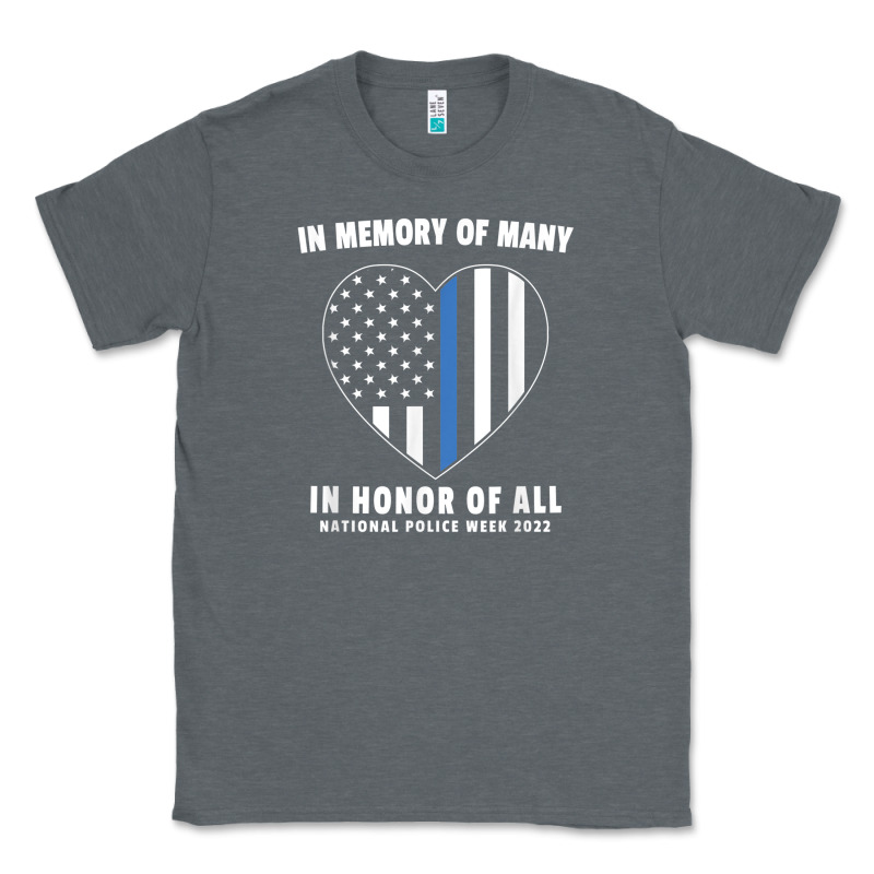 National Police Week Shirt In Memory And Honor Us Flag Classic Tee by linhVisuals | Teevron