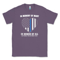 Lavender national police week shirt in memory and honor us flag Classic Tee - linhVisuals