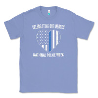 Colony Blue national police week shirt vintage blue line american flag Classic Tee - linhVisuals