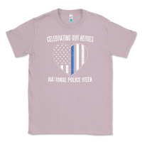 Lilac national police week shirt vintage blue line american flag Classic Tee - linhVisuals