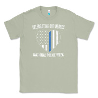 Matcha national police week shirt vintage blue line american flag Classic Tee - linhVisuals