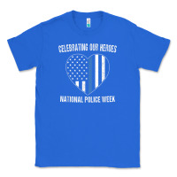 True Royal national police week shirt vintage blue line american flag Classic Tee - linhVisuals