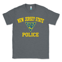 Charcoal Heather new jersey state police Classic Tee - linhVisuals