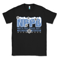 Black north pole police department Classic Tee - linhVisuals