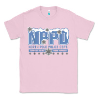 Bubblegum Pink north pole police department Classic Tee - linhVisuals