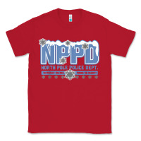 Red north pole police department Classic Tee - linhVisuals