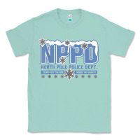 Seafoam north pole police department Classic Tee - linhVisuals