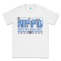 White north pole police department Classic Tee - linhVisuals