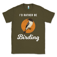 Army Green birding birdwatching eastern phoebe Classic Tee - linhVisuals
