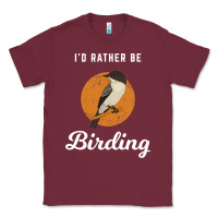 Burgundy birding birdwatching eastern phoebe Classic Tee - linhVisuals