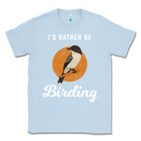 Dusty Blue birding birdwatching eastern phoebe Classic Tee - linhVisuals