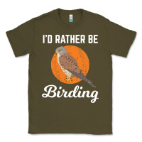 Army Green birding birdwatching kestrel bird bird Classic Tee - linhVisuals