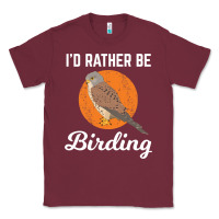 Burgundy birding birdwatching kestrel bird bird Classic Tee - linhVisuals