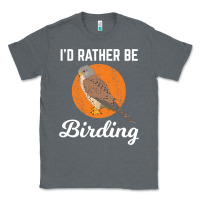 Charcoal Heather birding birdwatching kestrel bird bird Classic Tee - linhVisuals