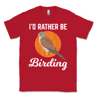 Red birding birdwatching kestrel bird bird Classic Tee - linhVisuals