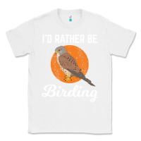 White birding birdwatching kestrel bird bird Classic Tee - linhVisuals