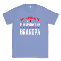 Colony Blue mens father's day my favorite firefighter calls me grandpa premium Classic Tee - linhVisuals