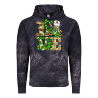 Cloud Black st.patricks nurse love gnomies Vintage Hoodie - BarkalooDesign