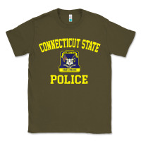 Army Green connecticut state police Classic Tee - linhVisuals